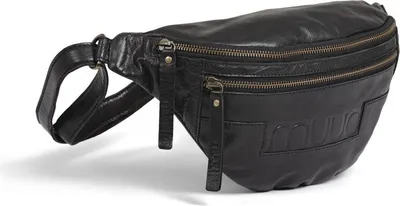 Produktbild von muud Vegas Gürteltasche aus Leder schwarz