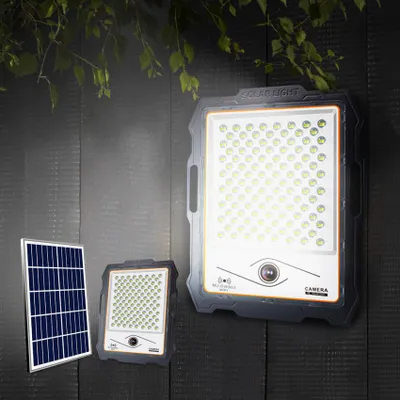 Immagine prodotto di Conspicio L Proiettore LED con telecamera Wi-Fi 300W pannello solare 3000 lumen