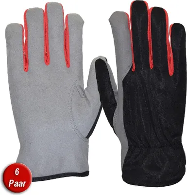 Produktbild von 6 Paar Kunstleder-Handschuh Dexter 3 Gr.11