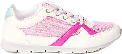 Immagine prodotto di Scarpe sportive da donna Bata rosa in tessuto con mesh traspirante e lacci