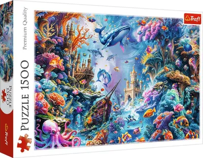 Produktbild von Trefl, Unterwasserwelt, 1500 Teile Puzzle