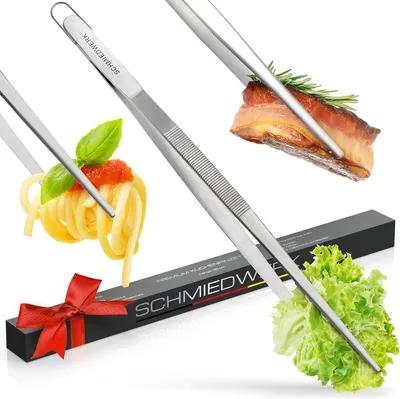 Immagine prodotto di Pinza da cucina in acciaio inossidabile – 35 cm – pratico utensile da cucina