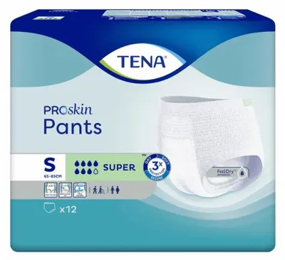 Obrázok produktu pre Tena nohavičky Super S na inkontinenciu 4X12ks