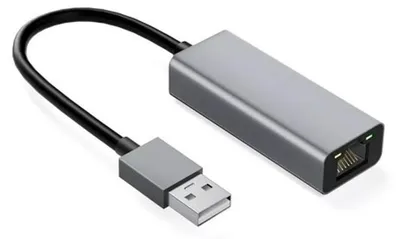 Produktbild von IBox IAARJ Aluminiumadapter RJ45 auf USB Typ-A 10/100/1000 Mb/s