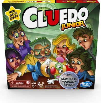 Produktbild von Hasbro - Cluedo Junior Brettspiel Gesellschaftsspiel Kinder