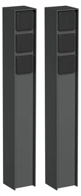 Obrázok produktu pre 2 vonkajšie zásuvkové moduly, krytie IP44, 3 zásuvky, dĺžka 60 cm