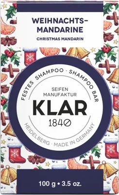 Immagine prodotto di Klar Seifen festes Shampoo Weihnachsmandarine, für geschmeidige Haare