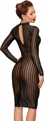 Obrázek produktu pro Sukienka Stripe M Noir Ruční výroba
