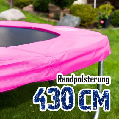 Produktbild von Trampolin-King Randabdeckung für 430cm Trampolin Pink MS-16509