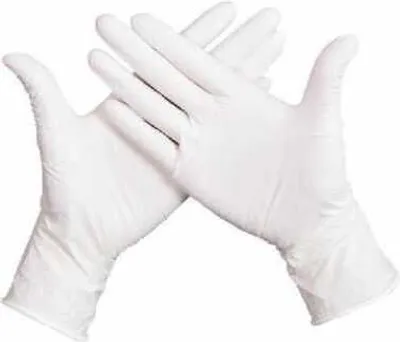 Produktbild von Einweg-Latexhandschuhe Größe. L - 100 Stück RUKLATEX_L