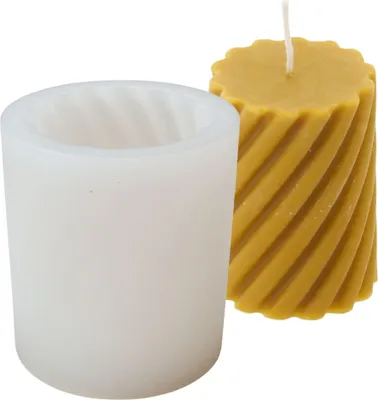 Produktbild von Silikonform Für Kerzen Spirale – Silikonform für die Kerzenherstellung, Silikon Kerzenform