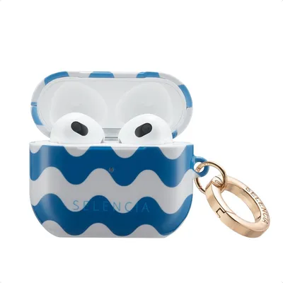 Produktbild von Selencia Vivid Case AirPods 3 - Wave Vibes Classic Blue