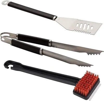 Productafbeelding van Famanu BBQ-accessoires: hoogwaardige grillgerei - met draagbare opbergtas