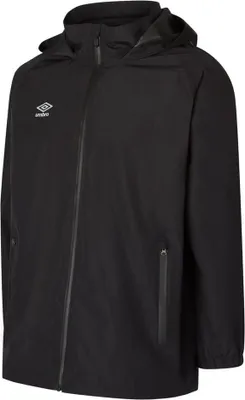 Produktbild von Umbro - "Club Essential" Jacke, wasserfest für Herren UO129 (S) (Schwarz)
