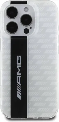 Immagine prodotto di Mercedes AMG, custodia protettiva per iPhone 16 Pro Max con motivo al carbonio, bianco