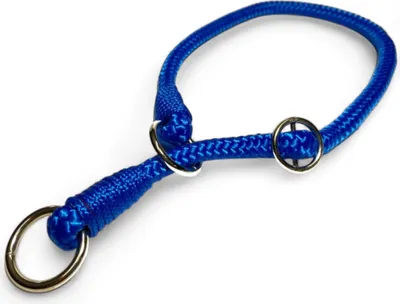 Produktbild von Hundehalsband Zugstopphalsband 10 mm blau Anti-Zug-Halsband Verstellbar Sehr Robust Nylon