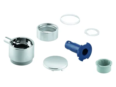 Produktbild von GROHE Absperrgriff 49090, für Aquadimmer, rund, für für Thermostat-Fertigmontagesets, chrom