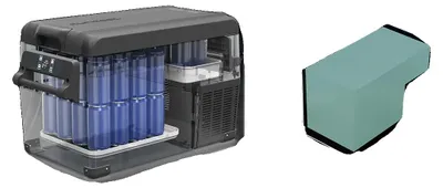 Image de Réfrigérateur/congélateur portable, refroidissement rapide, design compact, 32 litres