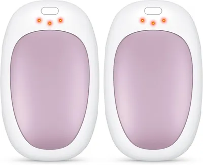 Productafbeelding van Oplaadbare handwarmers - Set van 2 - Elektrisch USB-handwarmer met 3 warmtestanden