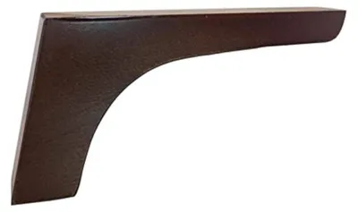 Holz-Möbelfüße, 12 cm, 4 Stück, Walnuss, für Tische, Schränke, Bänke