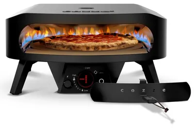 Immagine prodotto di Forno per pizza a gas - Ø 43 cm - 600 °C - Nero - Per esterno e giardino