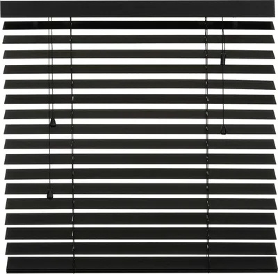 Produktbild von Bambus Jalousie 50 mm - Schwarz - 70 cm x 175 cm - Fenster und Tür Jalousie