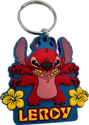 Produktbild von Schlüsselanhänger  Mini Anhänger Geschenk Cartoon Schlüsselanhänger Silikon Schlüsselanhänger für Handyhülle Charme Rucksack Geschenk Schlüsselanhänger Disney Lilo& Stitch Leroy