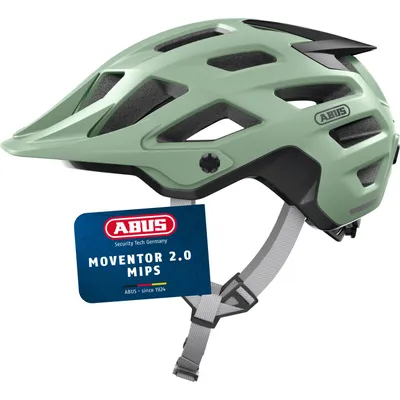 Produktbild von ABUS MTB-Helm Moventor 2.0 - komfortabler Fahrradhelm fürs Gelände - All-Mountain-Helm - für Damen und Herren - Grün, S