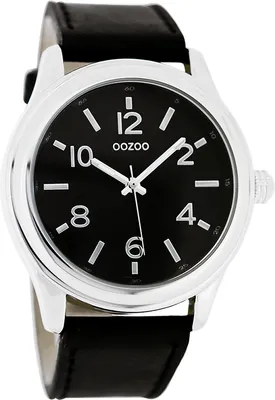 Immagine prodotto di Oozoo orologio da polso in pelle nera Orologi da donna analogici al quarzo UOC4559A