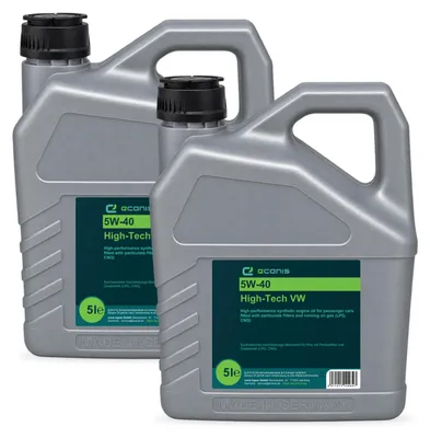 Produktbild von Motoröl Multipack 2x5 Liter 5W-40 C3 SN/CF ECANIS High-Tech VW für diverse PKW