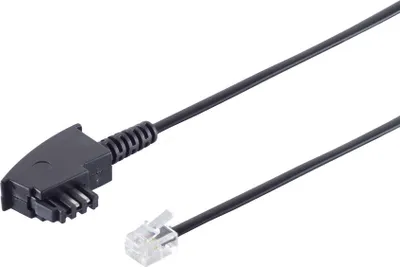 Produktbild von TAE F-Stecker / Western-Stecker 6/4 Universal 10m
