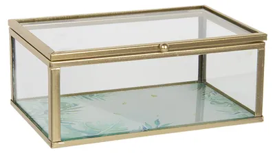 Produktbild von Clayre & Eef Schmuckkästchen 14x8x6 cm Glas