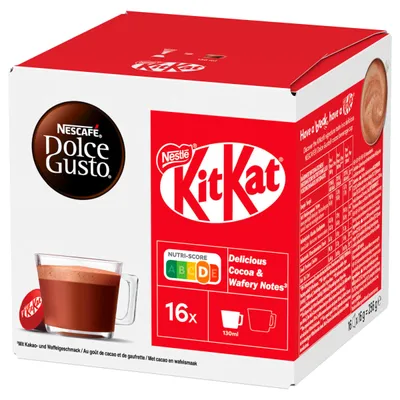 Immagine prodotto di Nescafé Dolce Gusto KitKat 3er Set, Milchgetränk, Kaffeekapsel, 3 x 16 Kapseln