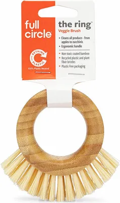 Produktbild von Full Circle Home Gemüsebürste The Ring, Spülbürste, Bambus, Recycling-Kunststoff, FC09106