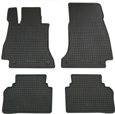 Produktbild von Rigum Gummi Fußmatten Set für Mercedes E-Klasse W213 + S213, Bj. 2016-