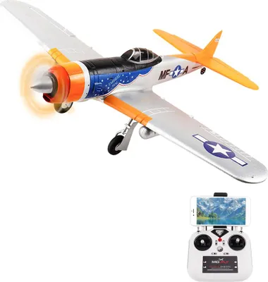 Zdjęcie produktu dla MO-FLY MF-A84 Samolot RC 690mm rozpiętości skrzydeł 2.4G 10CH Gyro 3D/6G EPP szybowiec RTF z kamerą kompatybilny z DSM/SBUS, niebiesko-szary