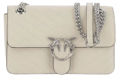 Zdjęcie produktu dla Pinko Sac Rabat Love One, mini, skóra (vitello), kolor biały