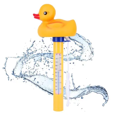 Immagine prodotto di Termometro galleggiante per piscine, con design a forma di anatra