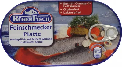Produktbild von Rügen Fisch Feinschmecker Platte 200g