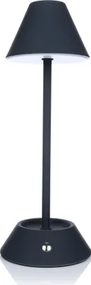 Produktbild von Nordstern LED Akku Tischlampe mit Touchfunktion - Wiederaufladbare Tischleuchte mit USB-C Kabel - Warmweiß Dimmbar 3000K-6000K - 28,5 cm Dunkelblau