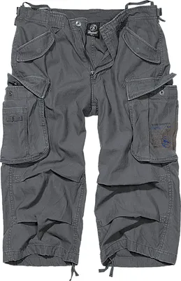 Produktbild von Brandit Industry Vintage 3/4 Shorts-kurze Hose Größe S Farbe Anthrazit