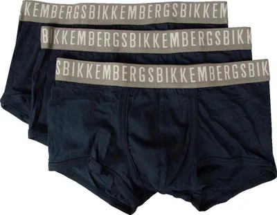 Immagine prodotto di Boxer uomo BIKKEMBERGS confezione 3 boxer elastico a vista cotone elasticizzato underwear articolo BKK1UTR02TR tri-pack, M - EU M - US S - FR 3, Cotone 95%,Spandex 5%
