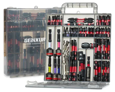 Produktbild von Ein 99-teiliges Schraubbit-Set mit Aufbewahrungsbox