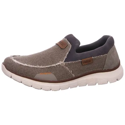Immagine prodotto di Rieker scarpe basse slip-on da uomo con suola profilata B6651, misura:42 EU, colore:Beige