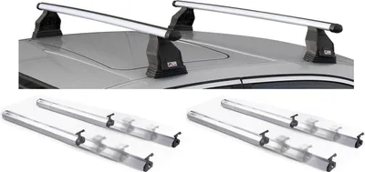 Obrázok produktu pre Strešný nosič VDP Tema Fix&Slide Duo kompatibilný s pre Lancia Lybra SW/station wagon hliník