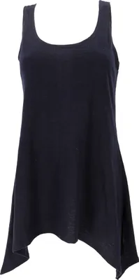 Produktbild von Schlichtes Natürliches Boho Festival Minikleid - Schwarz, Damen, Baumwolle,Elasthan, Größe: S