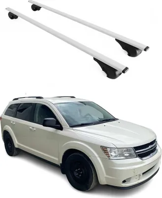 Obrázok produktu pre Strešné nosiče priečne pre Dodge Journey 2008-2024 strieborné