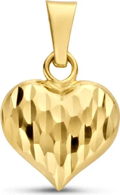 Produktbild von Herz Anhänger aus Gold 585 (14 kt) diamantiert