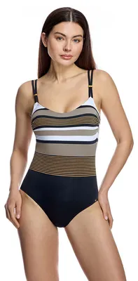 Produktbild von ORY Damen-Badeanzug mit Rundhalsausschnitt W261981