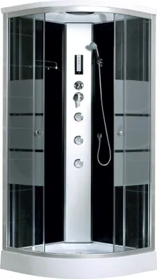 Produktbild von Hydromassage - Duschkabine, LISA, 90 cm, Duschwanne flach